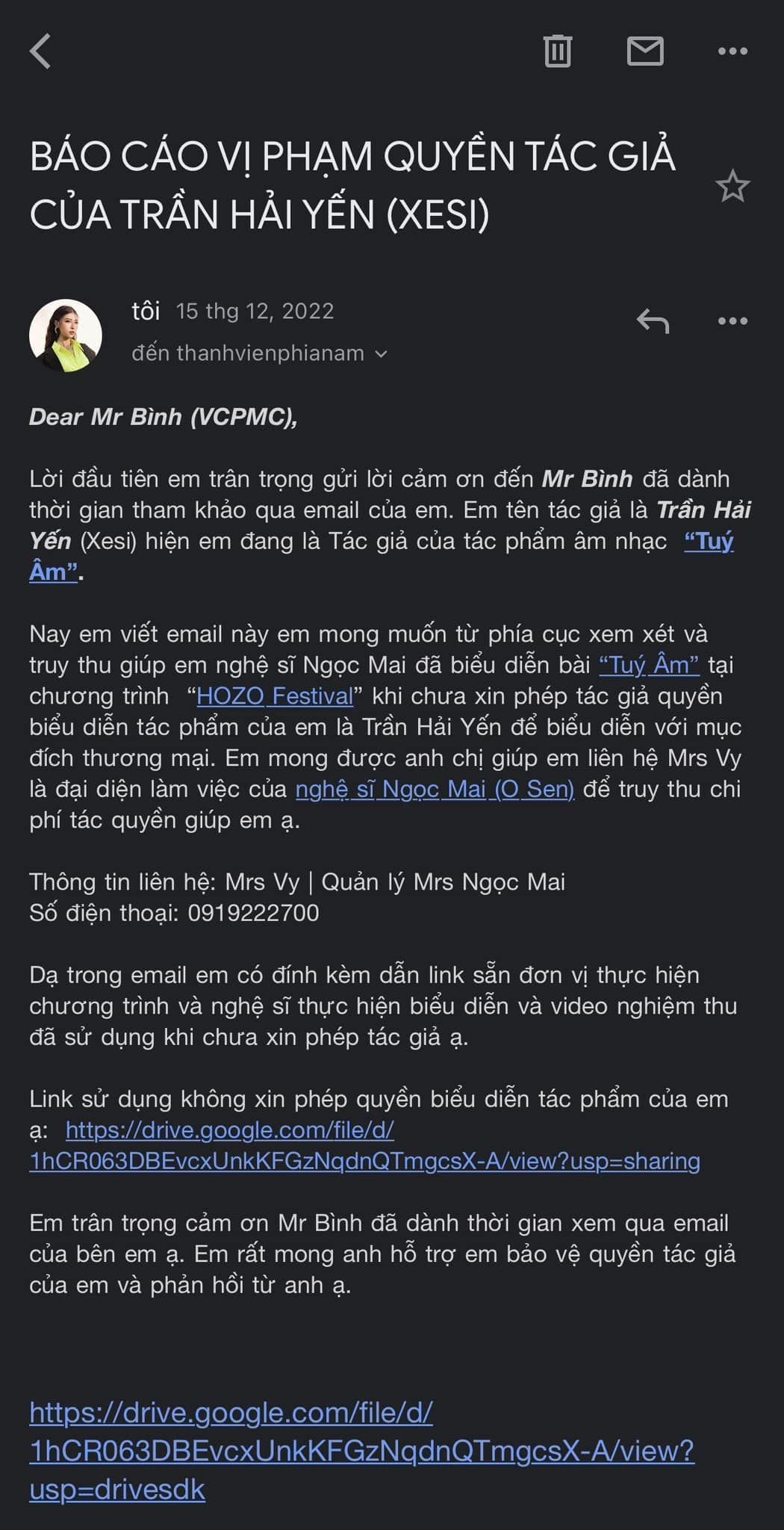 Xesi: "Chị Ngọc Mai nói thiếu chính xác, đúng sai đã có pháp luật xử lý" - ảnh 3 xesi chi ngoc mai noi thieu chinh xac dung sai da co phap luat xu ly - anh 3