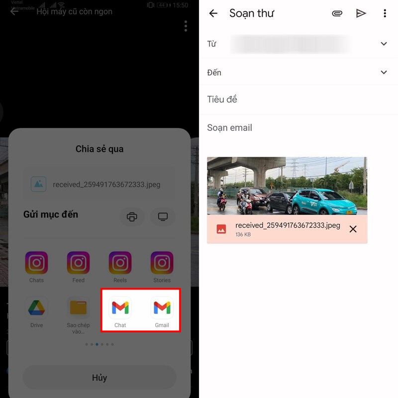 huong dan cach gui anh tu messenger sang gmail cuc don gian - anh 0