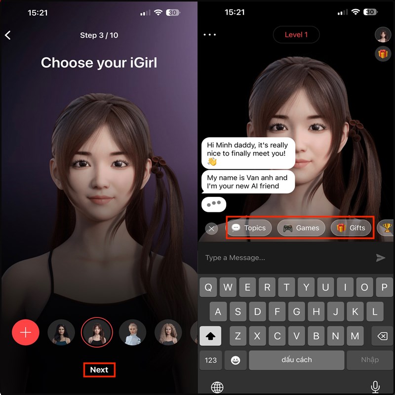 huong dan cach tao ban gai ao voi ai de tro chuyen khi buon - anh 0